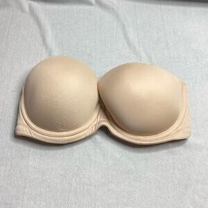 Wacoal 854119 strapless nude underwire bra size 32DD